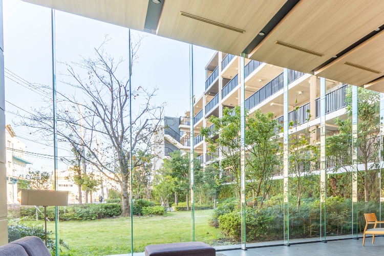 シティテラス横濱戸塚の坪庭