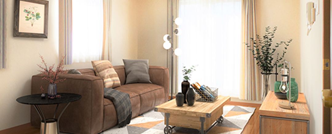 シティテラス横濱戸塚のバーチャルステージング